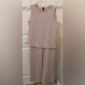 NWOT SHEIN LUNE Solid Tank & Wide Leg Pant